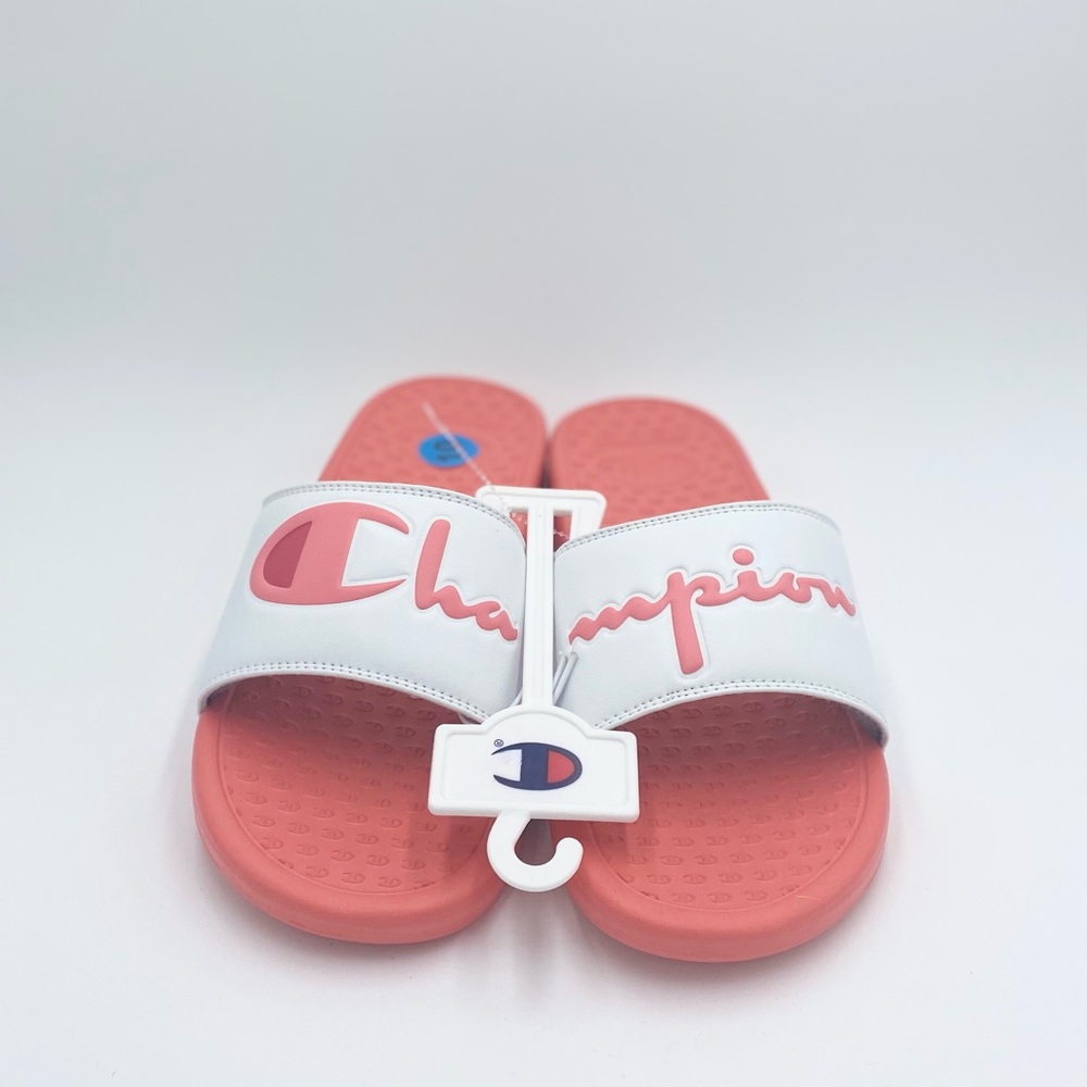 New Women's Champion Super Split Script Slide sz10 - Picture 2 of 5
